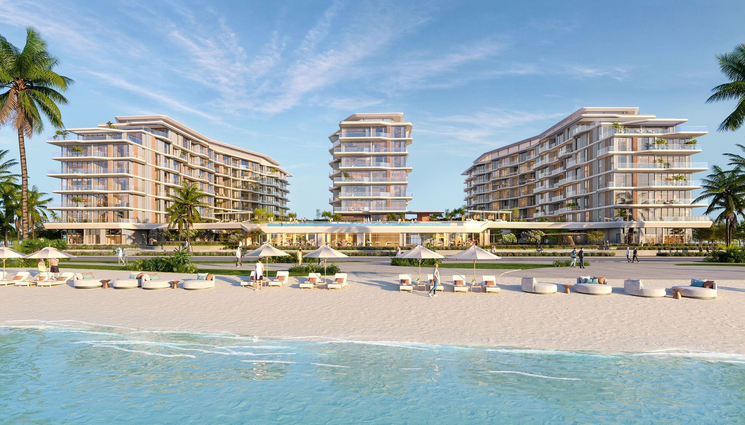 Flora Isle Beachfront Residences – Smart Coastal Living for sell on Dubai Islands