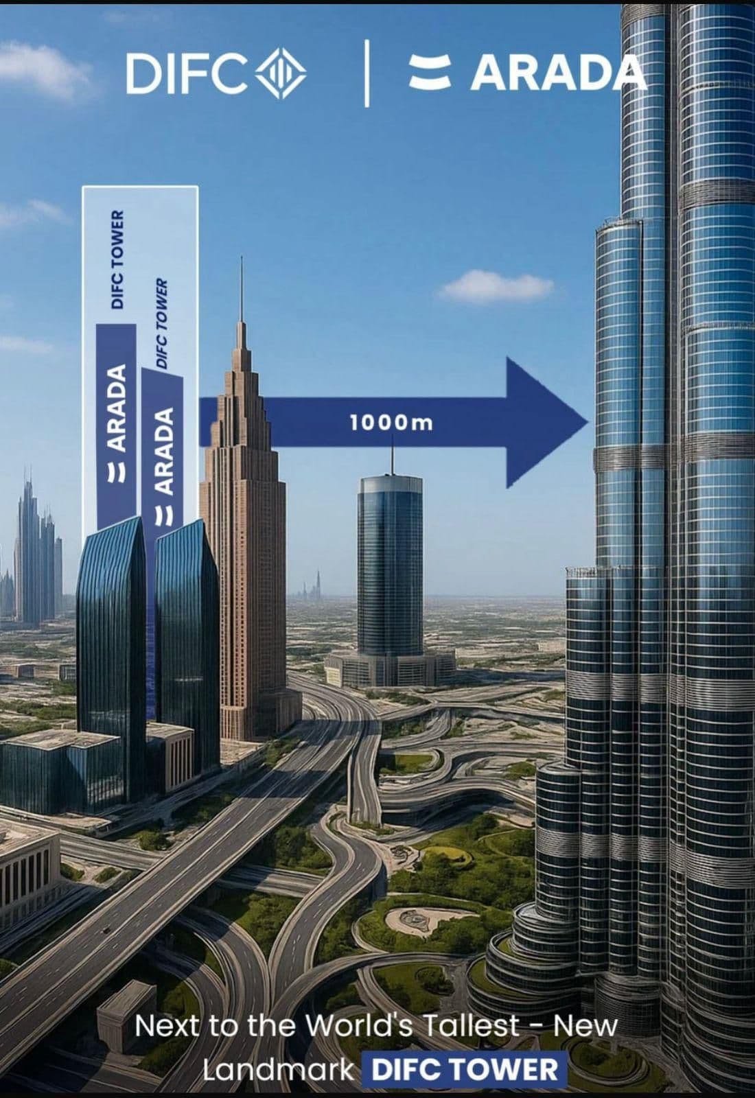 ARADA x DIFC: Dubai’s New Ultra-Luxury Landmark Rising Beside the Burj Khalifa