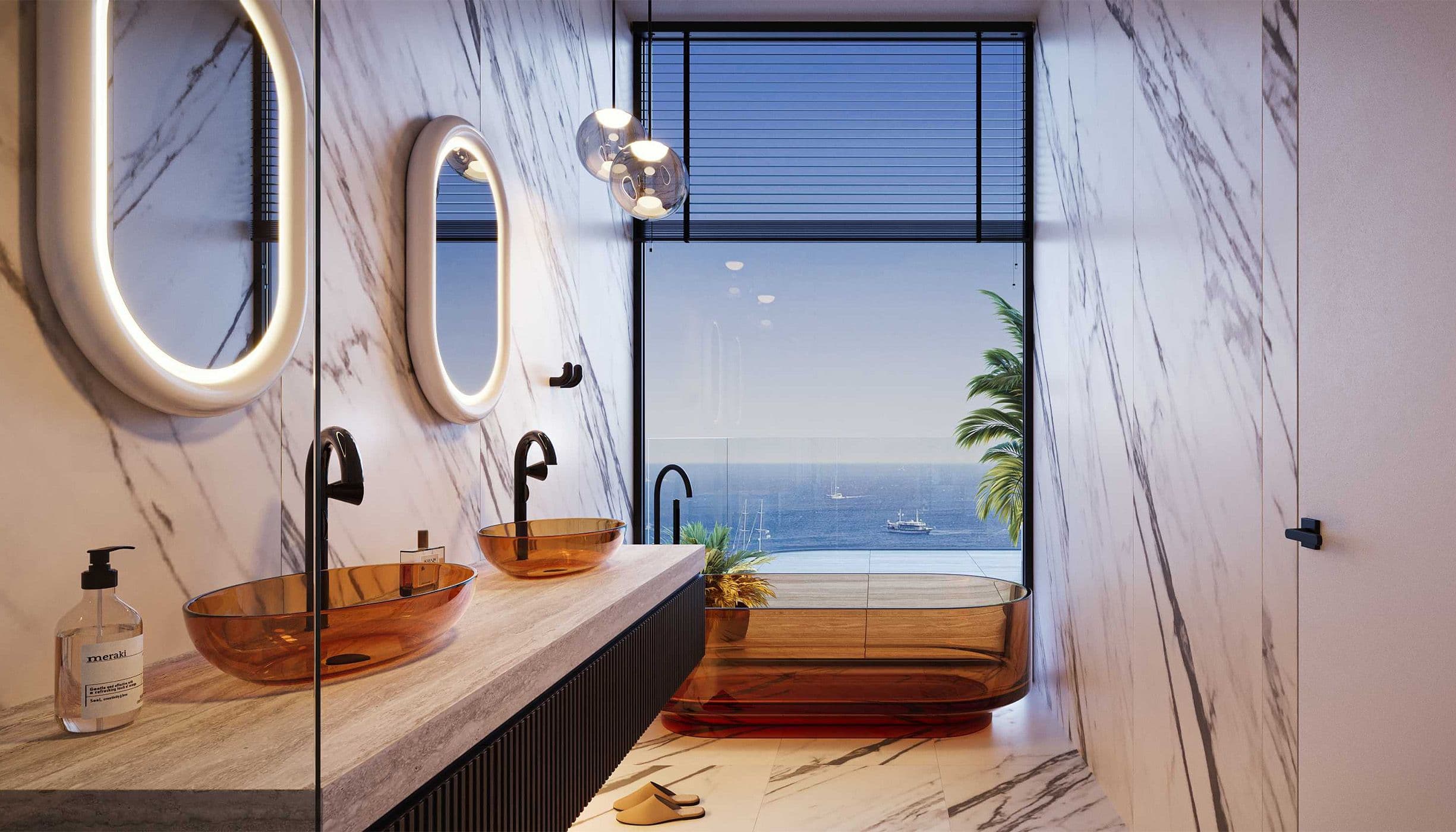 Villa Del DIVOS – Artistic Luxury Residences for Sell on Dubai Islands with Burj Khalifa Views - A Masterpiece of Design and Comfort