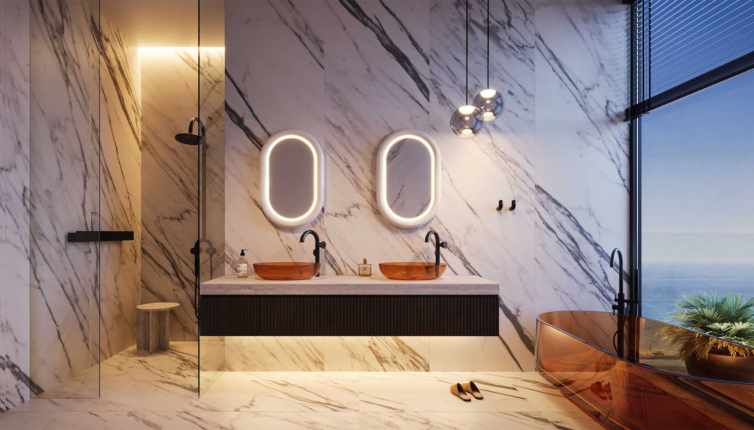 Villa Del DIVOS – Artistic Luxury Residences for Sell on Dubai Islands with Burj Khalifa Views - Amenities Inspired by Culture, Comfort & Community