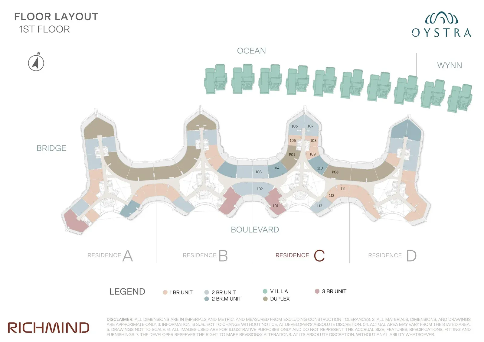 Grundriss für 1 bedroom