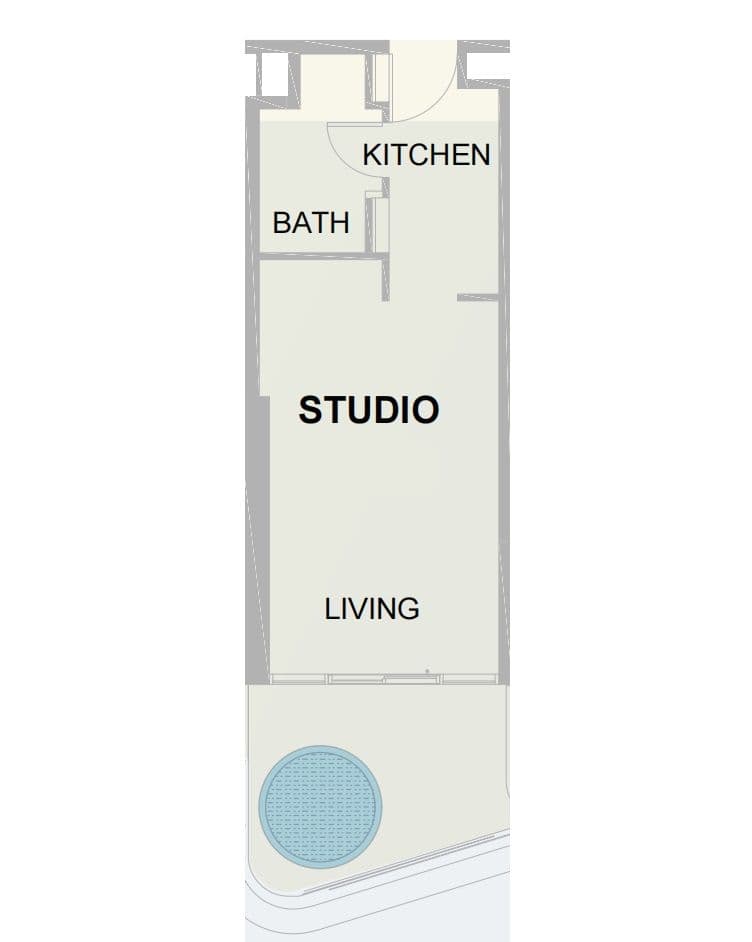 Grundriss für Studio