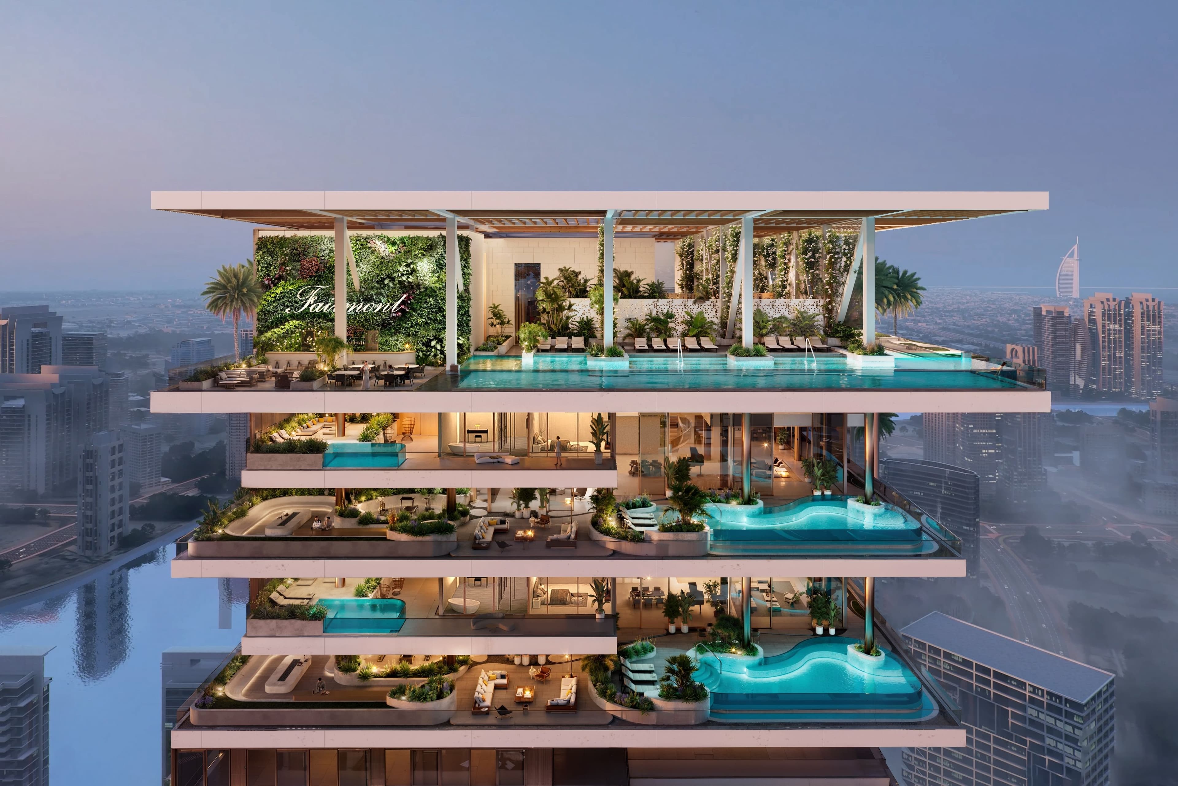 Fairmont Residences - Elegante & Prunkvolle Innenräume